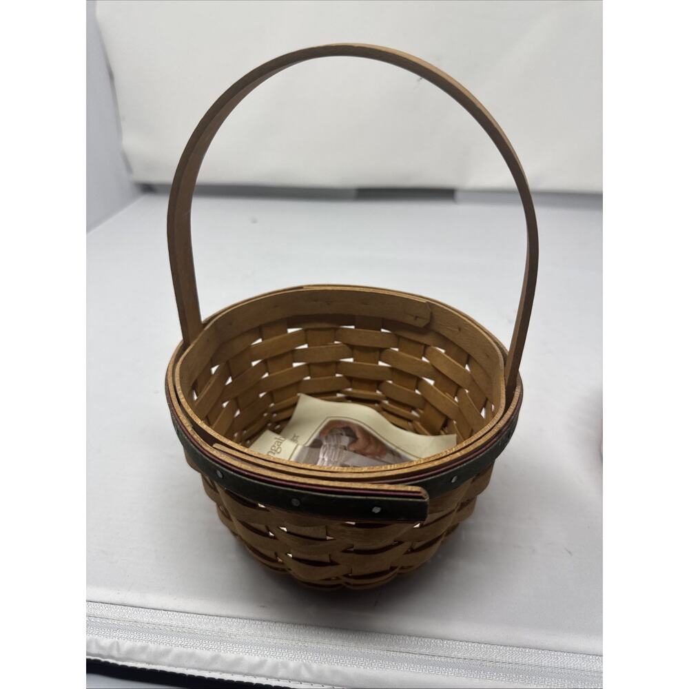 2005 Longaberger Holiday Helper Small Christmas Basket Protector and Liner - Picture 6 of 6